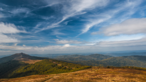 Widok panoramiczny na Połoniny
