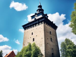 krzywa wieża w ząbkowicach śląskich