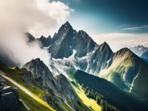 szczyt w tatrach zachodnich