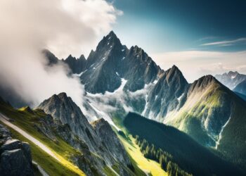 szczyt w tatrach zachodnich