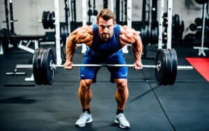 wiosłowanie sztangą w opadzie