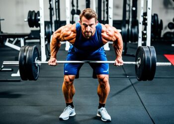 wiosłowanie sztangą w opadzie